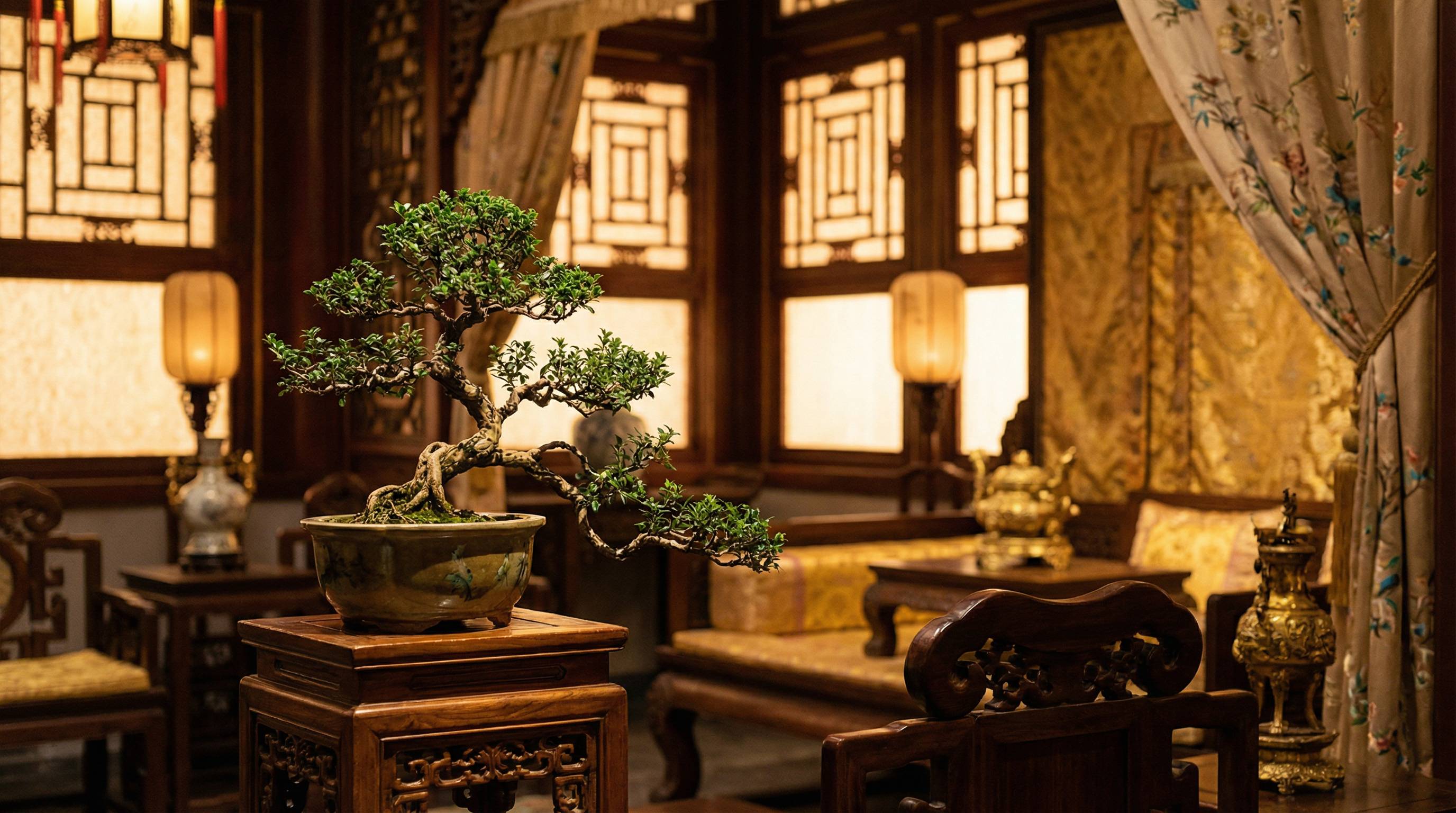 每日大赛植物视频 - 古典盆景艺术视频