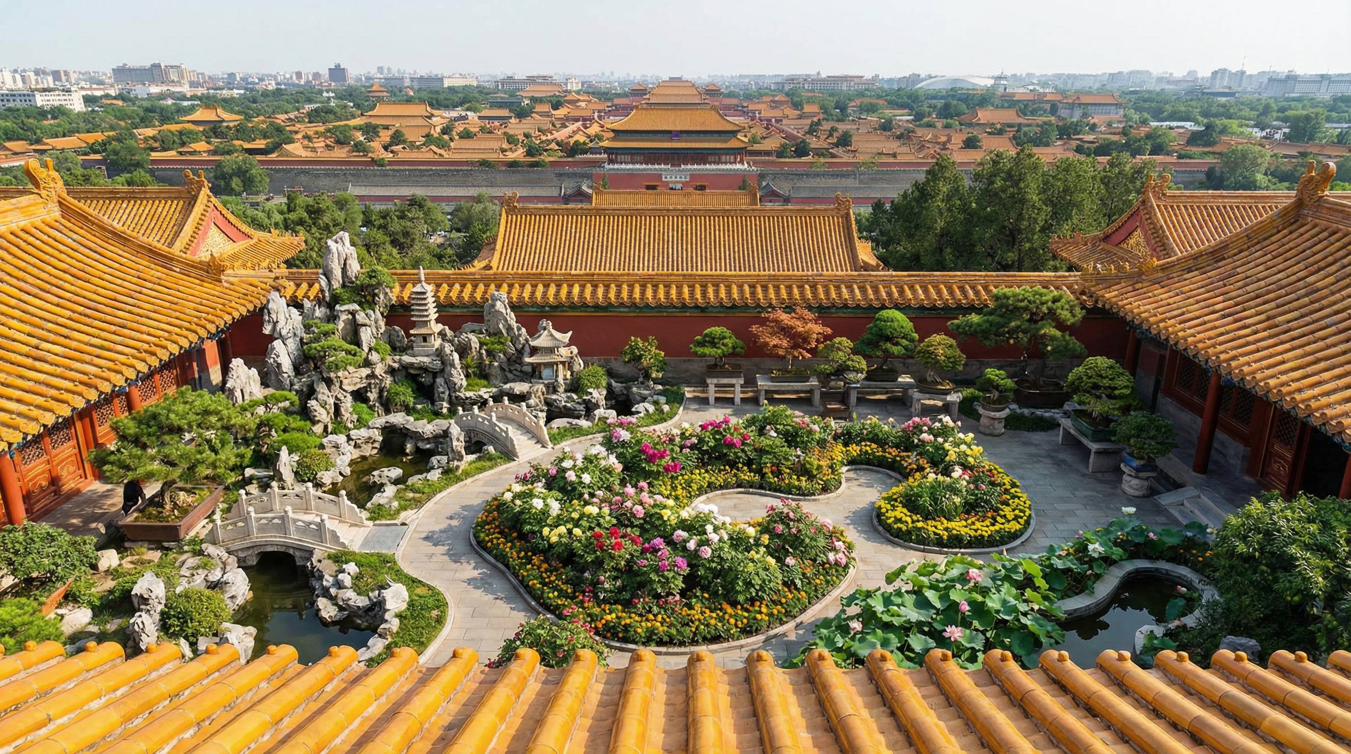 每日大赛植物视频 - 皇家园林航拍视频