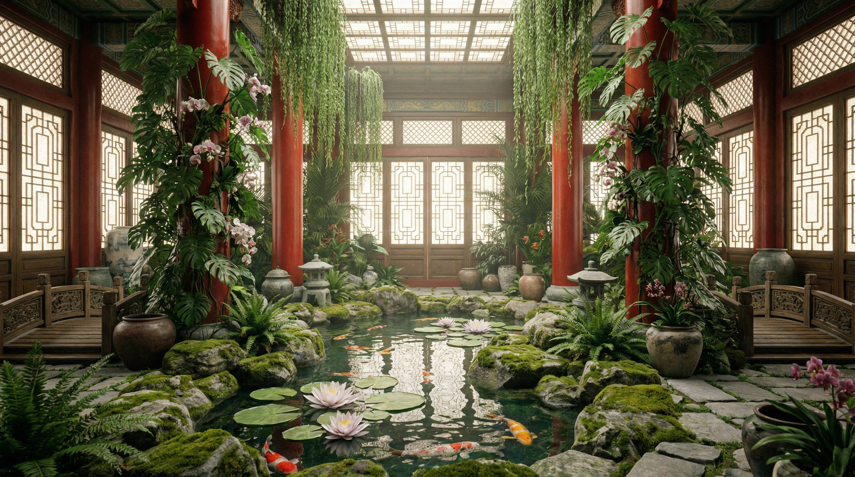 每日大赛植物视频 - 室内植物园视频